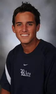 Christian Saravia took the first set before falling against top seed Dimitar Kutrovsky of Texas in the Round of 32.