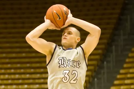 Cory Pflieger led Rice with 14 points against North Florida.