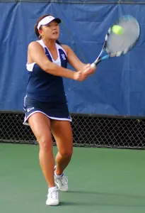 Tiffany Lee ends a two-match losing streak with a dominating 6-0, 6-1 victory against SFA.
