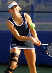 Dominique Karas and the Owls return to the courts Saturday at 10am against Northwestern State.