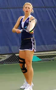 Dominique Karas won all three of her singles matches last weekend.