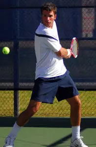 Filip Zivojinovic notched a three-set win at the No. 5 spot against LSU.