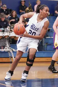 Emery Carter provided a spark of the bench in Rice's opening round win against East Carolina.