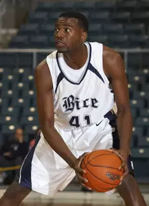 Rice senior Patrick Britton played in his final home game as an Owl on Saturday.