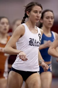 Nicole Mericle placed second in the 3000m steeplechase at the Mt. SAC Relays.