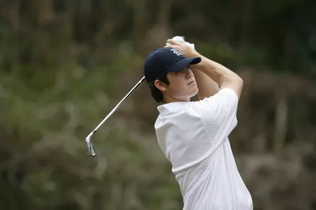 Rice junior Kyle Kelley was the Owls' leading finisher Monday and is tied for 18th heading into the final round of the Conference USA Golf Championship.