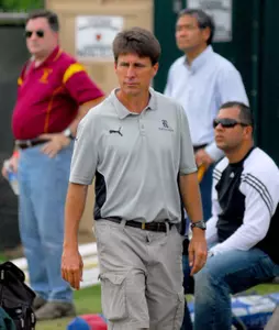 Rice head coach Jon Warren.