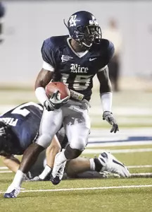Brandon King returned an interception 54-yards to the one-yard line to set up a Rice touchdown in the third quarter.