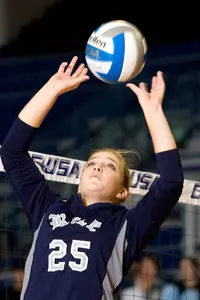 Conference USA Championship MVP, Rice setter Meredith Schamun.