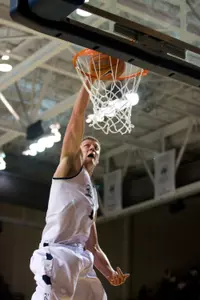 Trey Stanton scored eight points in his first start of the season Sunday against Texas.