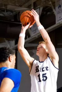 Rice junior Trey Stanton averaged 16.5 points and 6.5 rebounds during the Owls' recent two-game home stand. Rice travels to Harvard on Wednesday.
