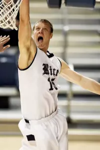 Trey Stanton goes up for a second-half dunk against UTEP Wednesday.