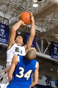Rice freshman Arsalan Kazemi scored a team-high 14 points in the Owls' 70-58 loss at TCU Saturday.
