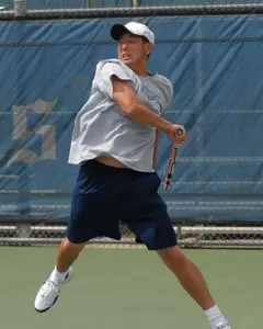 Jonathan Chang (pictured) will team with Sam Garforth-Bles Saturday to face the No. 1 seeded team at the UT Men's Invitational in Austin.