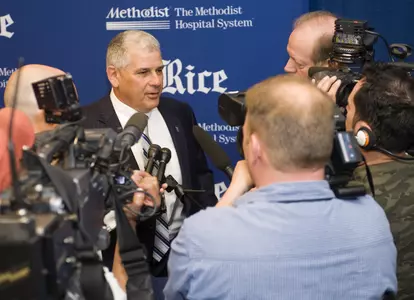 Rick Greenspan met the media on Friday