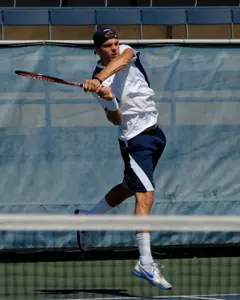 Peter Frank was on of three Rice players to advance in the consolation draw at the ITA Regional Championships