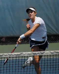 Dominique Harmath posted a 1-6, 6-1, 6-3 come-from-behind victory in the semifinals of the Rice Invitational Saturday.