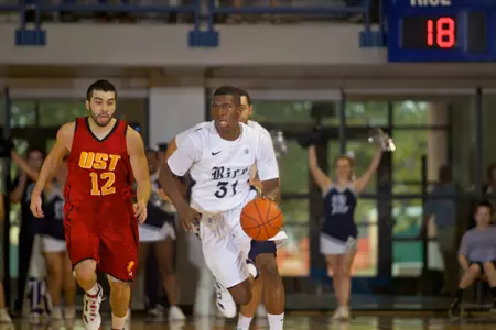 Rookie Dylan Ennis has started the Owls' last two games. Rice freshmen have accounted for 38 percent of the Owls' total minutes of playing time this season.
