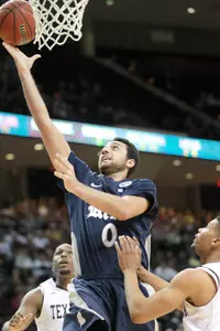 Ahmad Ibrahim scored 12 points and blocked a pair of shots in the Owls' 65-58 win over Texas A&M.