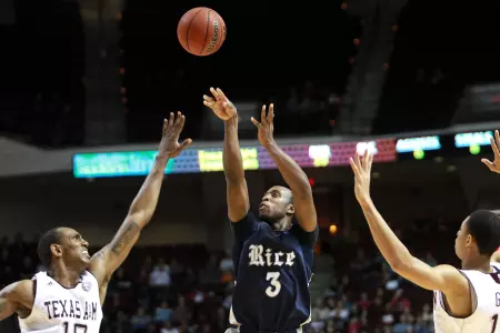 Rice's Tamir Jackson (above) and Texas' Myck Kabongo were high school teammates in New Jersey.
