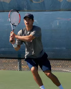 Sam Garforth-Bles won at No. 3 singles for the Owls.