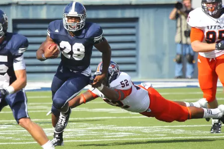 Charles Ross led the ground attack with a career-best 117 yards