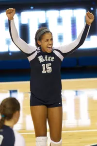 Mariah Riddlesprigger posted her third double double in C-USA play.