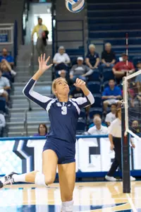 Nancy Cole had a season-high 21 kills