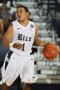 Max Guercy tallied 12 points and four assists in his collegiate debut.