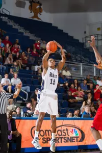 Julian DeBose posted 12 points, seven rebounds, three assists and three steals in Saturday's season opener.