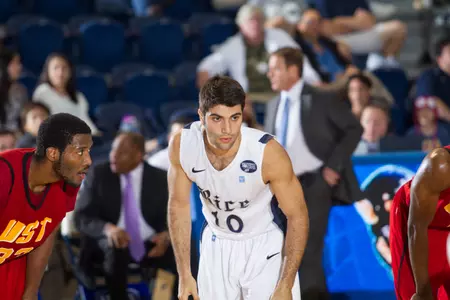 Sophomore <b>Dan Peera</b> is one of the Owls' three California natives returning home this week.