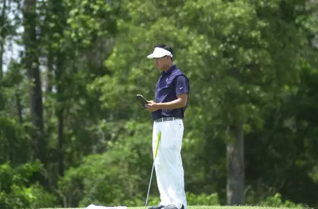 Jeff Wibawa was the Owls' leading finisher during the first round of the Conference USA Golf Championship.