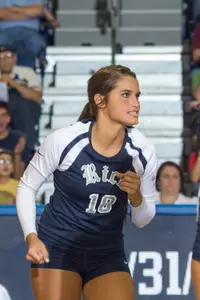 Daniela Arenas had 12 digs for the Owls