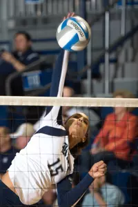Mariah Riddlesprigger had a career-high 26 digs