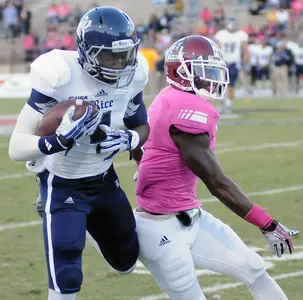 Dennis Parks led Rice with 51 receiving yards.