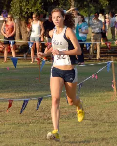 Freshman Cali Roper finished 13th at Friday's South Central Region Championships.
