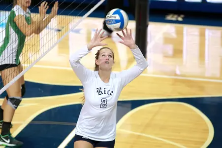 Sara Blasier was named to both the C-USA All-Conference Second Team and the All-Freshman squad on Tuesday.