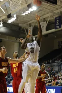 <b>Sean Obi</b> led Rice in scoring and rebounding in Wednesday's win.