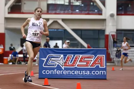 Marie Thompson posted a season-best in the 3000 m run
