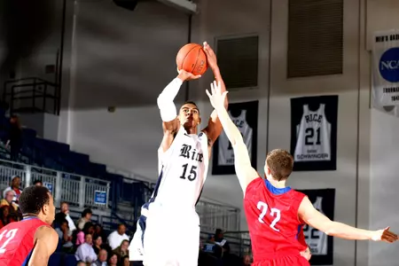 <b>Julian DeBose</b> tallied 14 points and two assists against SMU.