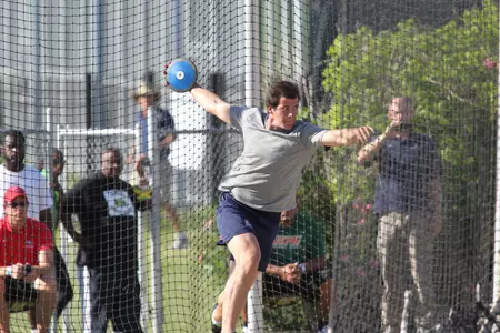 Alex Zincheko led all collegians in the discus