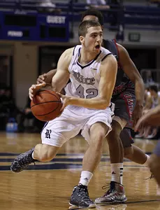 <b>Austin Ramljak</b> tallied 14 points, including 4-of-8 three-point shooting, against FAU.