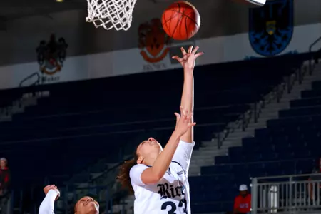 Jasmine Goodwine scored 8 points off the bench in the Owls 53-47 loss at ECU.