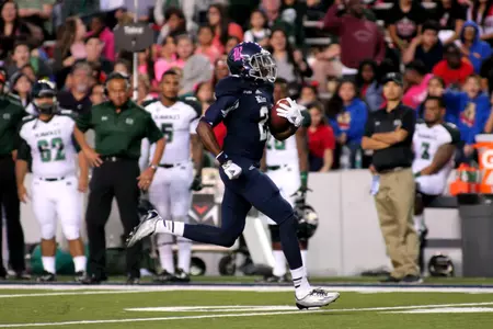 James Mayden electrified the crowd with his 81-yard TD reception in the first half.