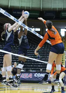 Sara Blasier, Portia Okafor and the Owls fell 3-2 to WKU in the C-USA title game.