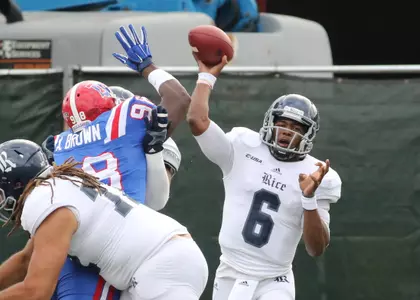 Driphus Jackson had 337-yards passing with four touchdowns on Saturday.