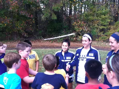 <b>The Owls had a great off-day logging some community service time.</b>
