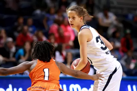 Jessica Kuster scored 26 points and snagged 17 rebounds in the Owls loss to North Texas Wednesday.