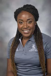 Claire Uke placed second in the shot put in New Mexico on Saturday.