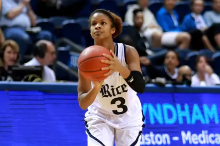 Maya Hawkins scored 18 points in the Owls 61-51 win over UAB.